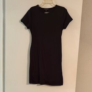Women's Black Short Sleeve Dress